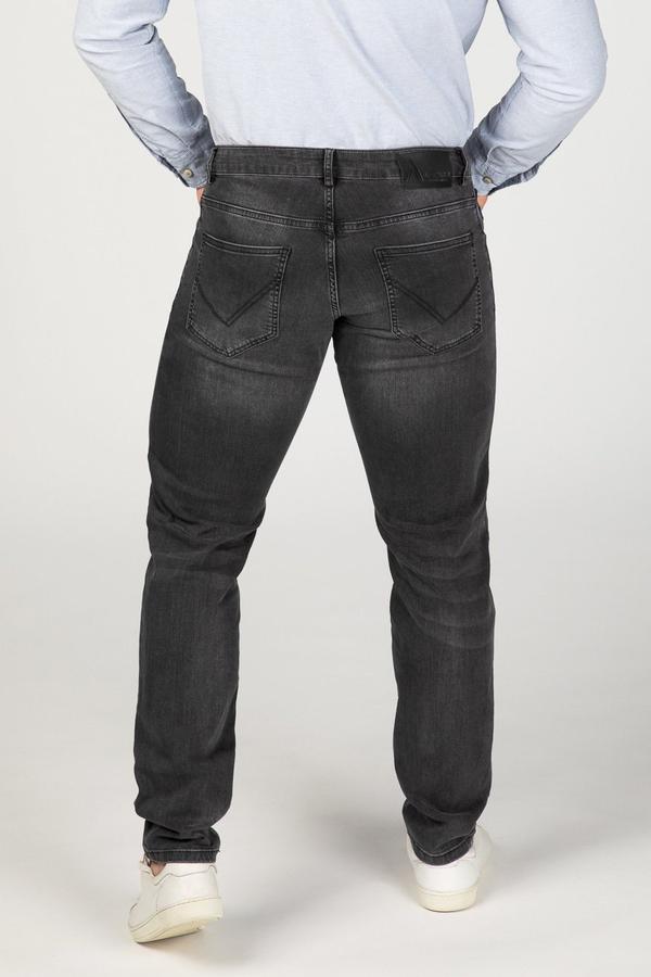 STRAIGHT FIT MEN'S JEANS - STONE GREY
