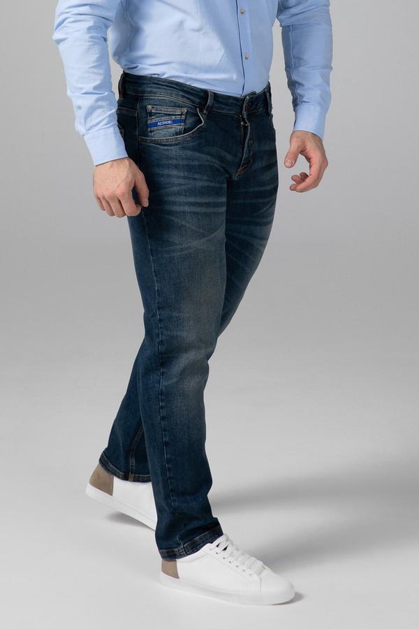 STRAIGHT FIT MEN'S JEANS - RUSTY BLUE
